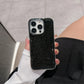 Glossy Crocodile Pattern Leather Case