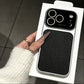 UrbanLeather Texture Black Case - iPhone