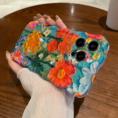 iPhone 14 Series - Wavy Floral Case