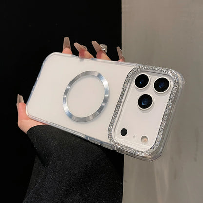 Sparkling Diamond Camera Frame MagSafe Case