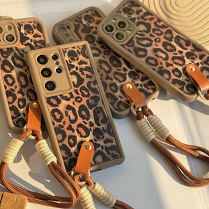 Leopard Luxe Strap Case