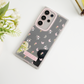 Galaxy S Series - Pink Butterfly Floral Mirror Case