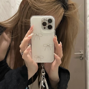 Elegance Bow Case - White
