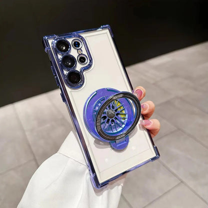 Electroplated Rotating Gyro Magnetic Case - Samsung