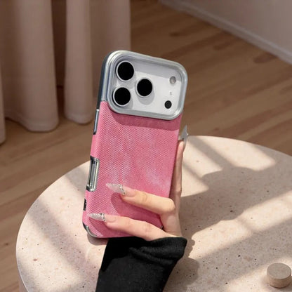 Denim Leather Pattern Case