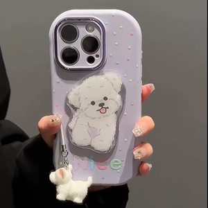 Cute Puppy Charm Phone Case