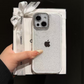 Sparkle Blush Case - White