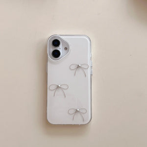 Elegance Bow Case - White
