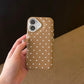 Dotted Love Case - Brown