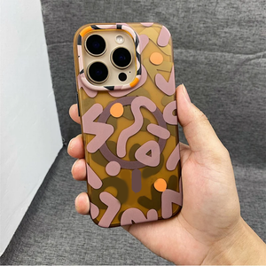 Abstract Graffiti Pattern Case - Yellow