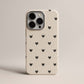 Speckled Heart Case-White