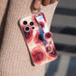 Purple Rose Wrist Strap Case