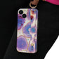 Purple Rose Wrist Strap Case