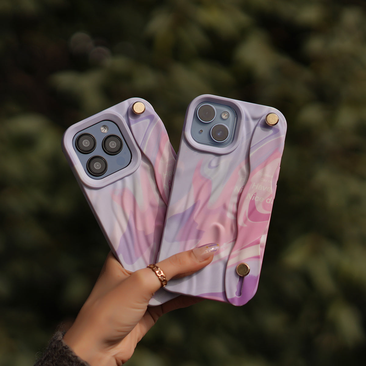 iPhone Series - Rainbow Ripple Case