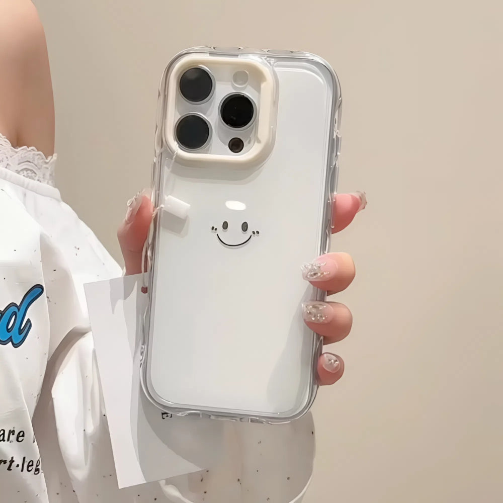 Smiley Clear Grip Case