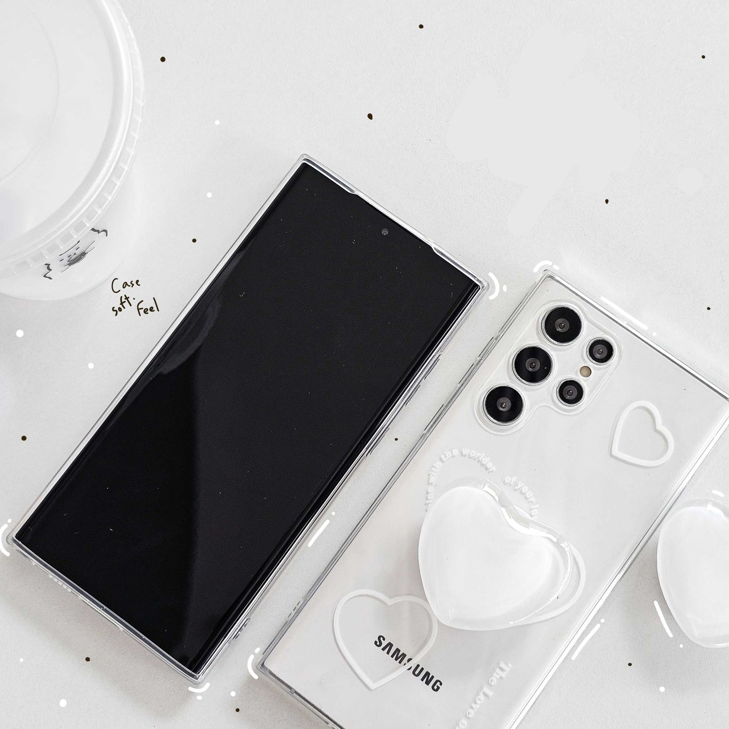 HeartPop Clear Armor Case