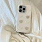 Kawaii Pearl Bow Heart Case