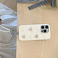 Kawaii Pearl Bow Heart Case