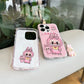 Pink Labubu Monsters Case