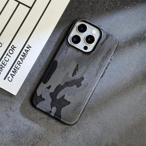 Luxury Camo Grip Case - Black