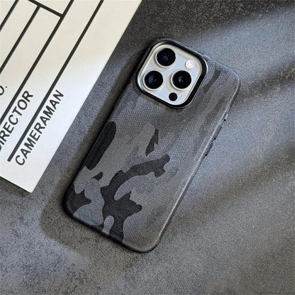 Luxury Camo Grip Case - Black