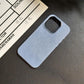 Velvet Edge Leather Case - Blue