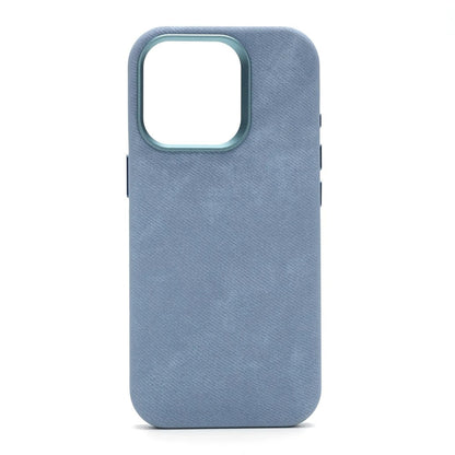 Velvet Edge Leather Case - Blue