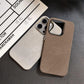 Velvet Edge Leather Case - Natural