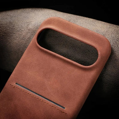 Wallet Pocket Leather Case - Brown