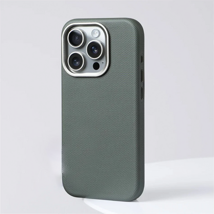 Diamond texture leather Case - Green