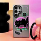 Galaxy S Series - Black Cat Case With Magnetic Holder