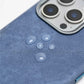 Velvet Edge Leather Case - Blue
