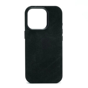 Velvet Edge Leather Case - Black