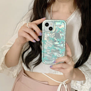 iPhone Series- Crystal Bow Ribbon Case