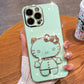 iPhone - Mirror Kitty Stand Case