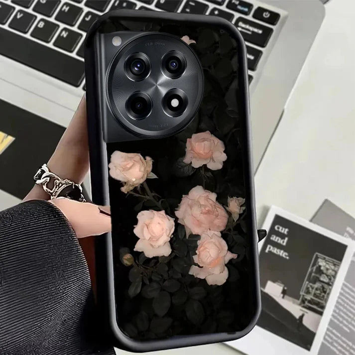 OnePlus- Roses Floral Soft Pattern Case