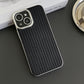 Textured Weave Luxe Case - Black