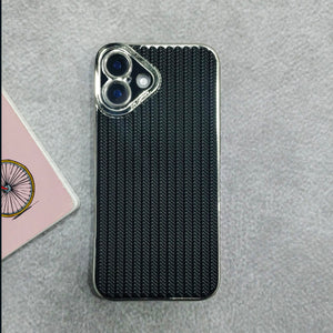 Textured Weave Luxe Case - Black