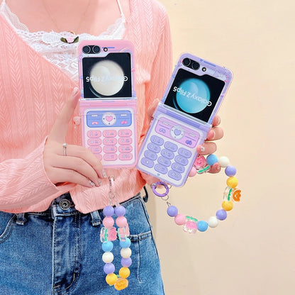 Galaxy Z Flip Series - Retro Pastel Charm Case