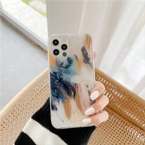 Chic Liquid Marble Texture Case