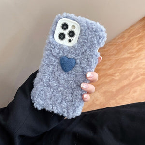 Plush Heart Soft Protective Case