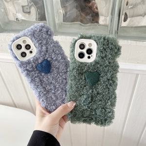 Plush Heart Soft Protective Case