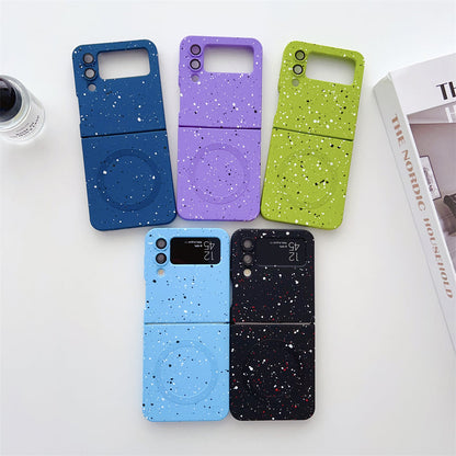 Galaxy Z Flip Series - Magnetic Fashion Ink Matte Case