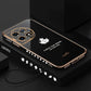 Electroplating Maple Leaf case With Lanyard Case